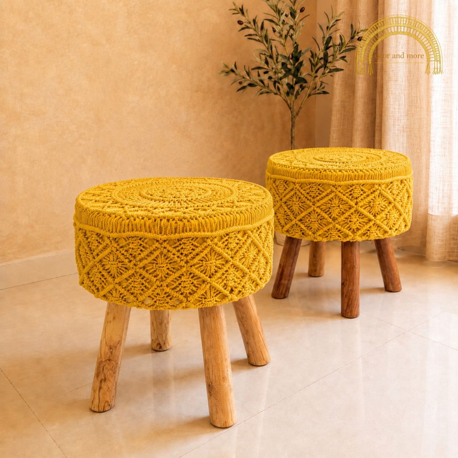 macrame stool design 2 macrame stool design 2