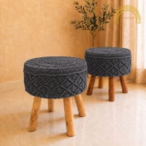 macrame stool design 2