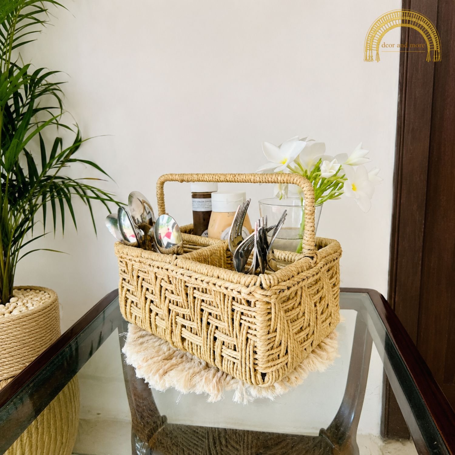 jute cutlery basket jute cutlery basket