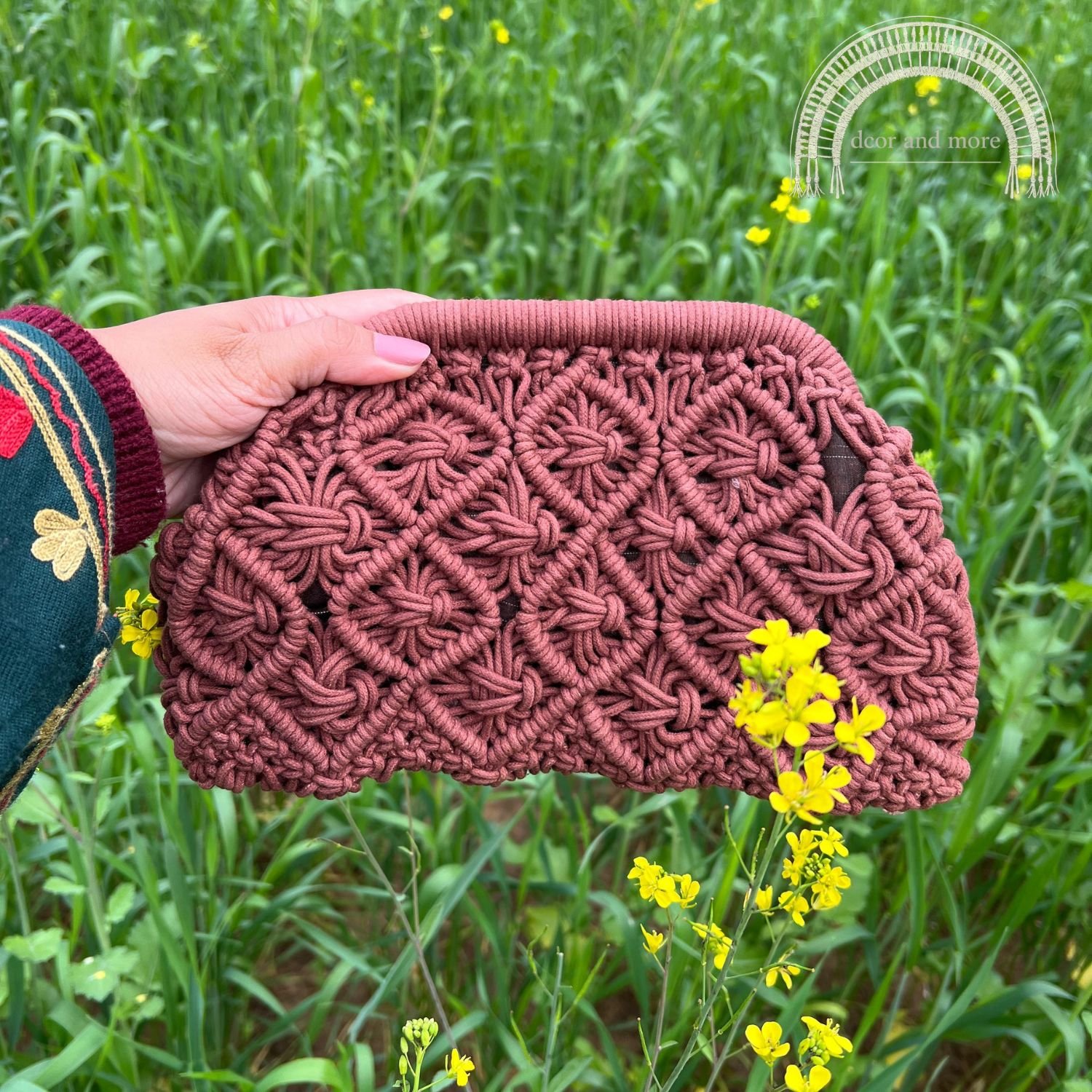 macrame clutch 1 macrame clutch 1