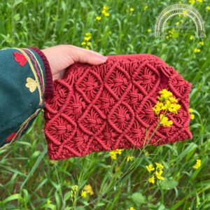 macrame clutch 3