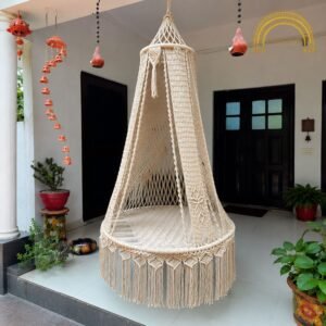 macramé queen swing