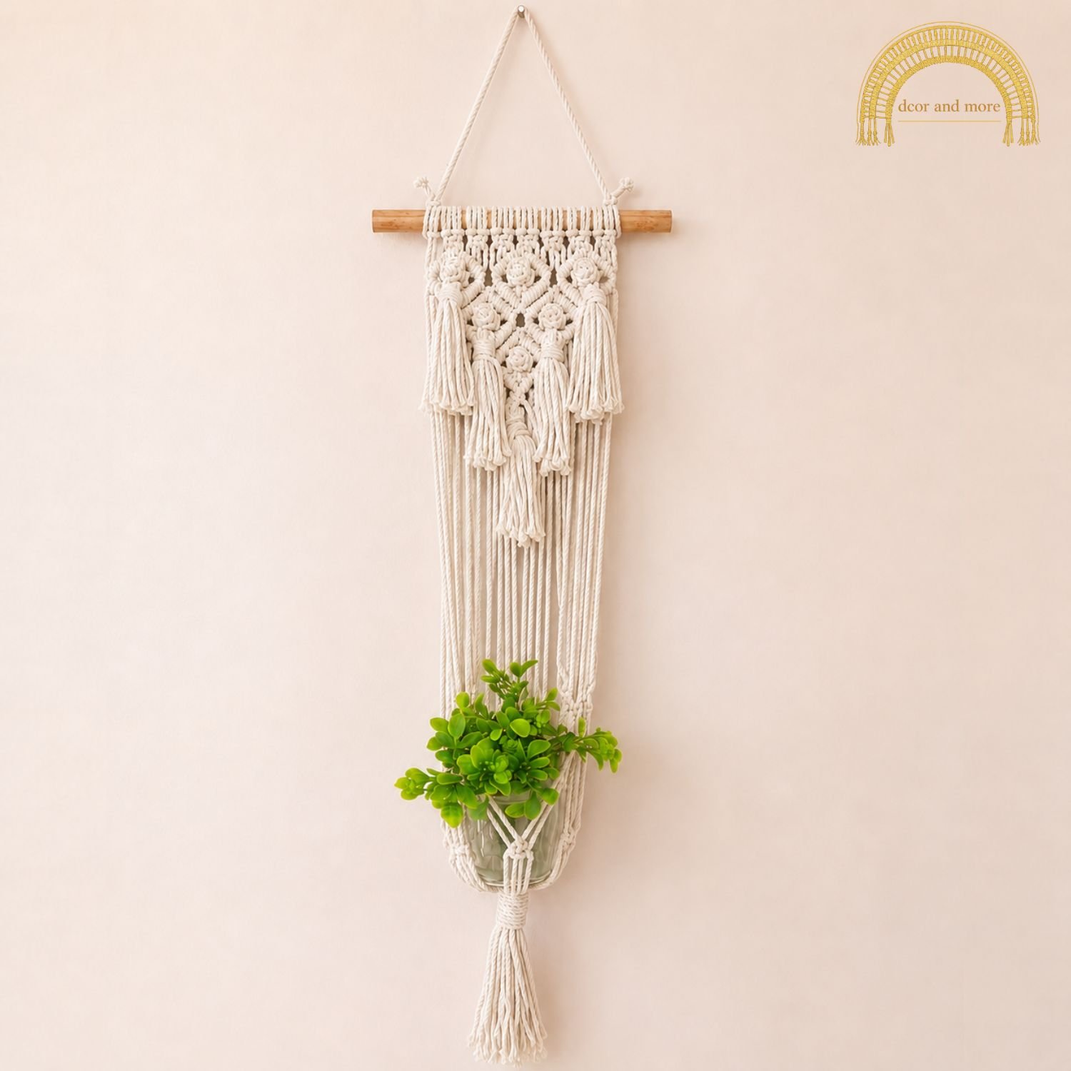 rope plant 2hanger off white rope plant 2hanger off white
