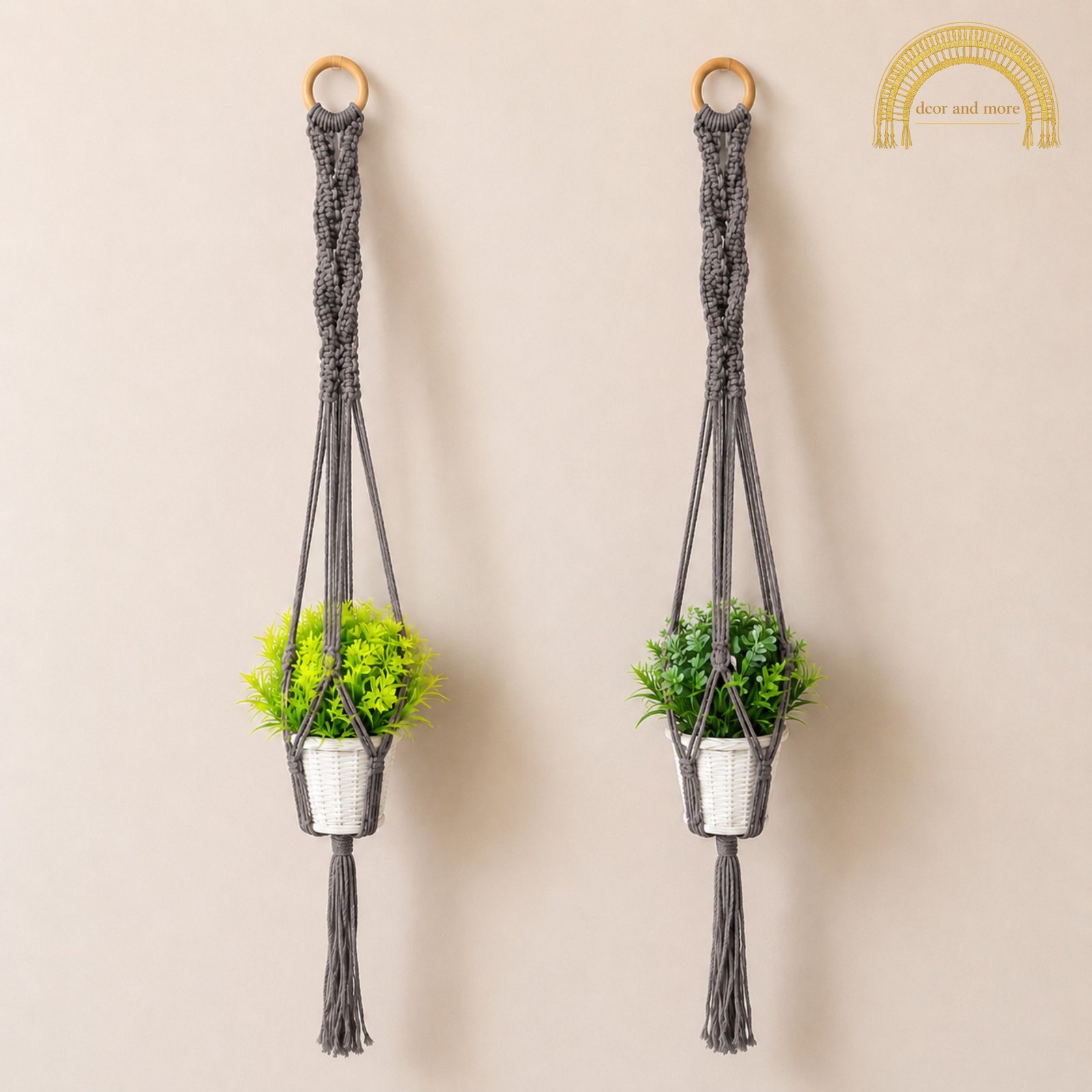 macramé rope planter hanger macramé rope planter hanger