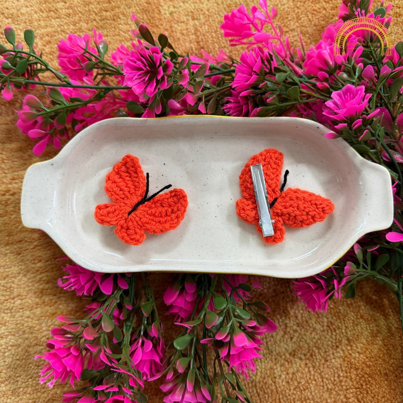 crochet classic butterfly hair clip orange 1.jpg crochet classic butterfly hair clip orange 1.jpg