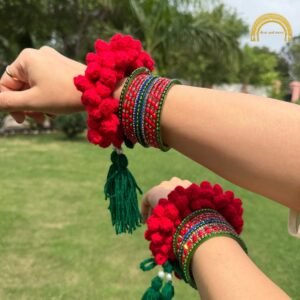 crochet hathphool red