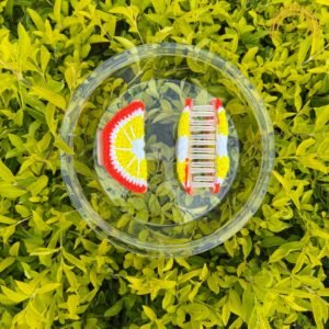crochet clutcher citrus pop