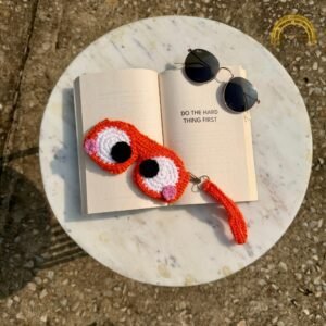googly eyes glasses eye wear holder orange