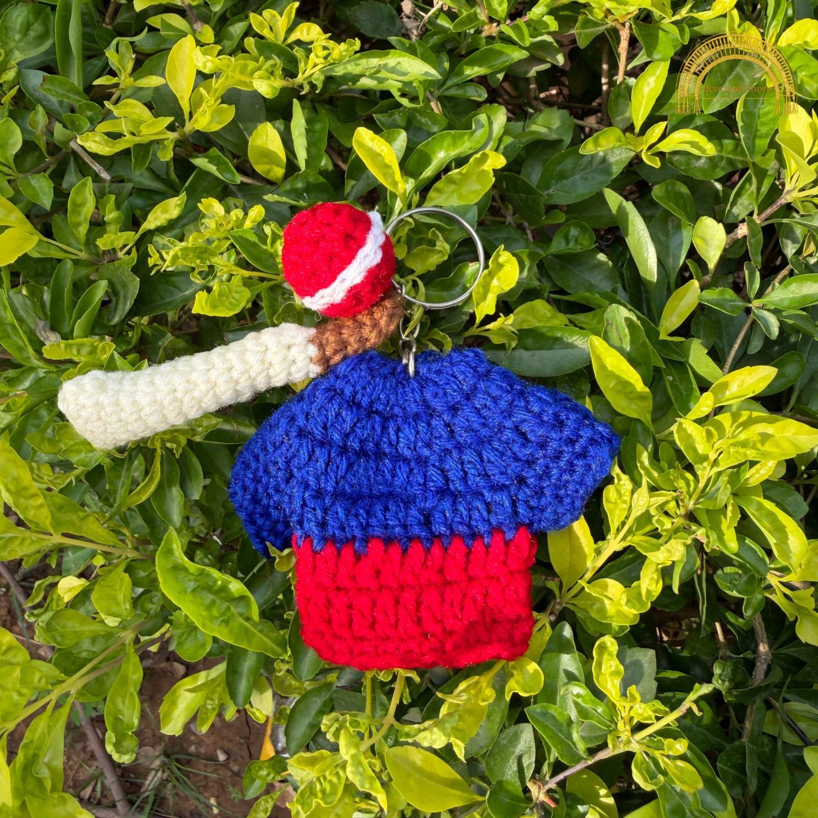 no. 18 cricket jersey crochet keychain no. 18 cricket jersey crochet keychain