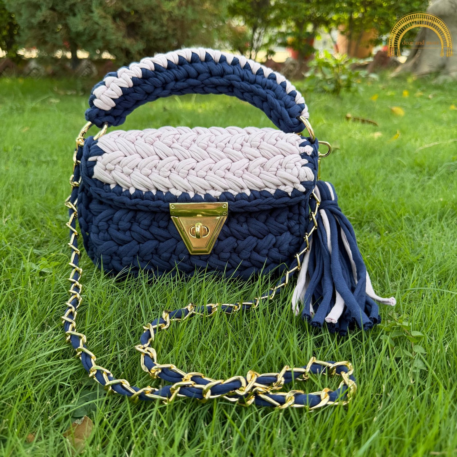 denim blue & cream combo denim blue cream combo