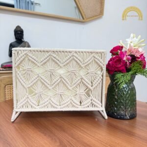 magazine holder off white