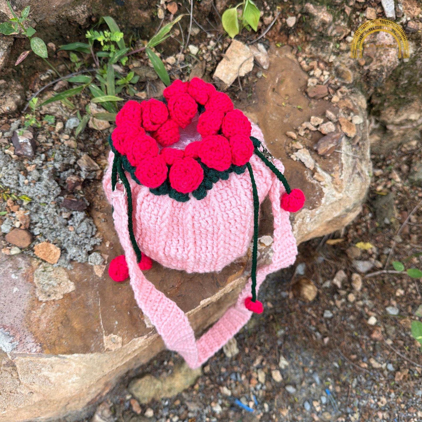 rose potli pink with pink roses (2) rose potli pink with pink roses (2)