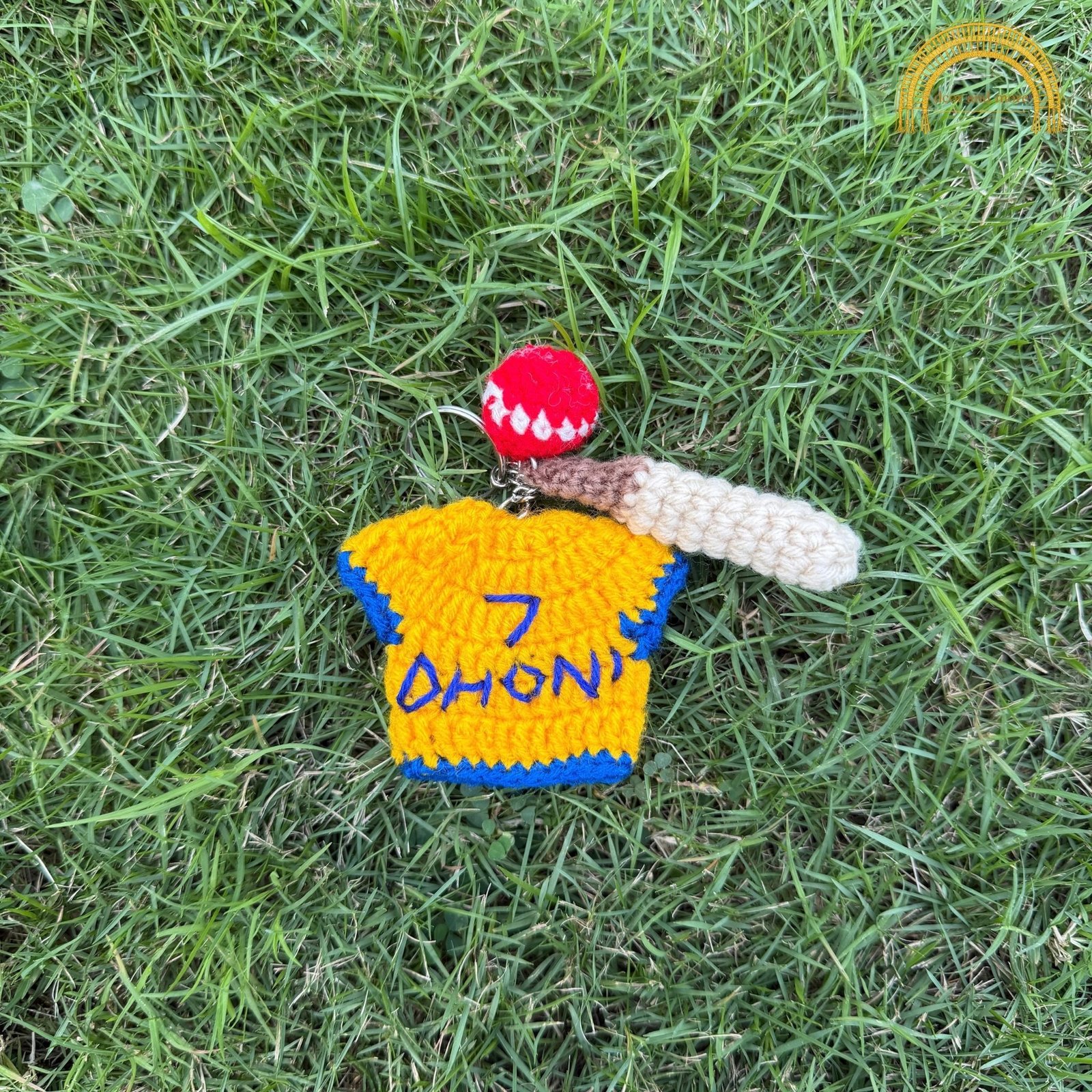 Dhoni Jersey Crochet Keychain dhoni jersey keychian