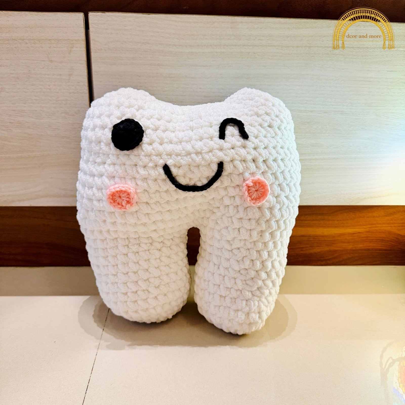 Crochet Tooth Plushie - With Wink tooth plushies witn wink