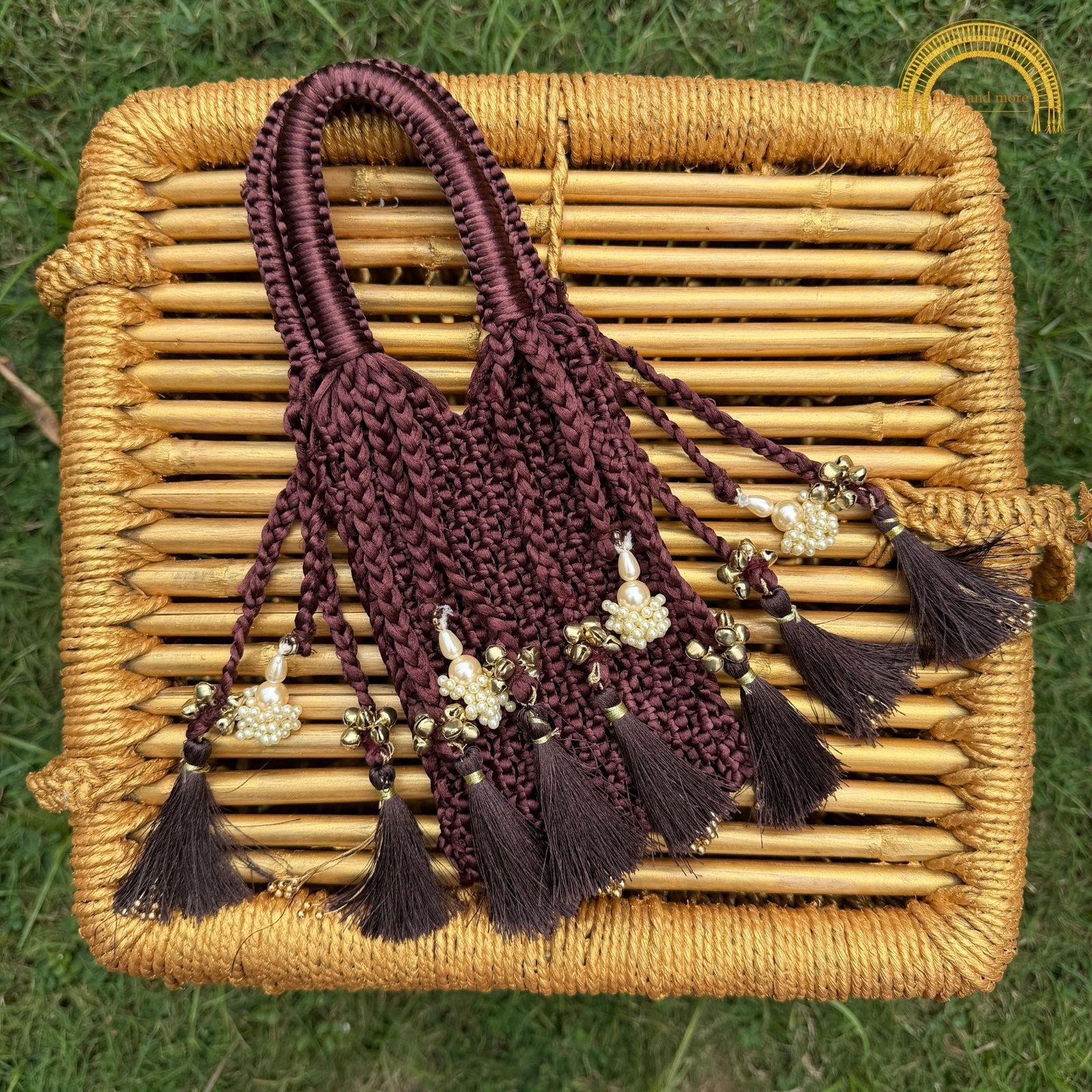 Champagne Potli Bag - Ghungroo champagne ghungroo